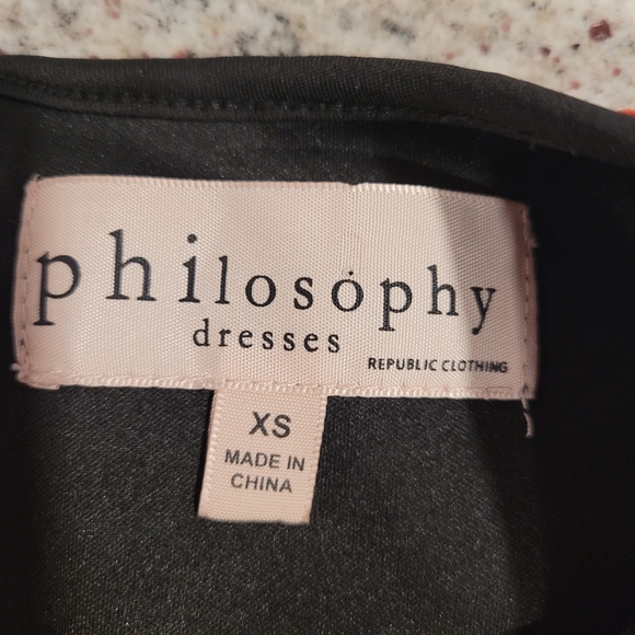 Philosophy Red and Black Dress - Picture 3 of 4